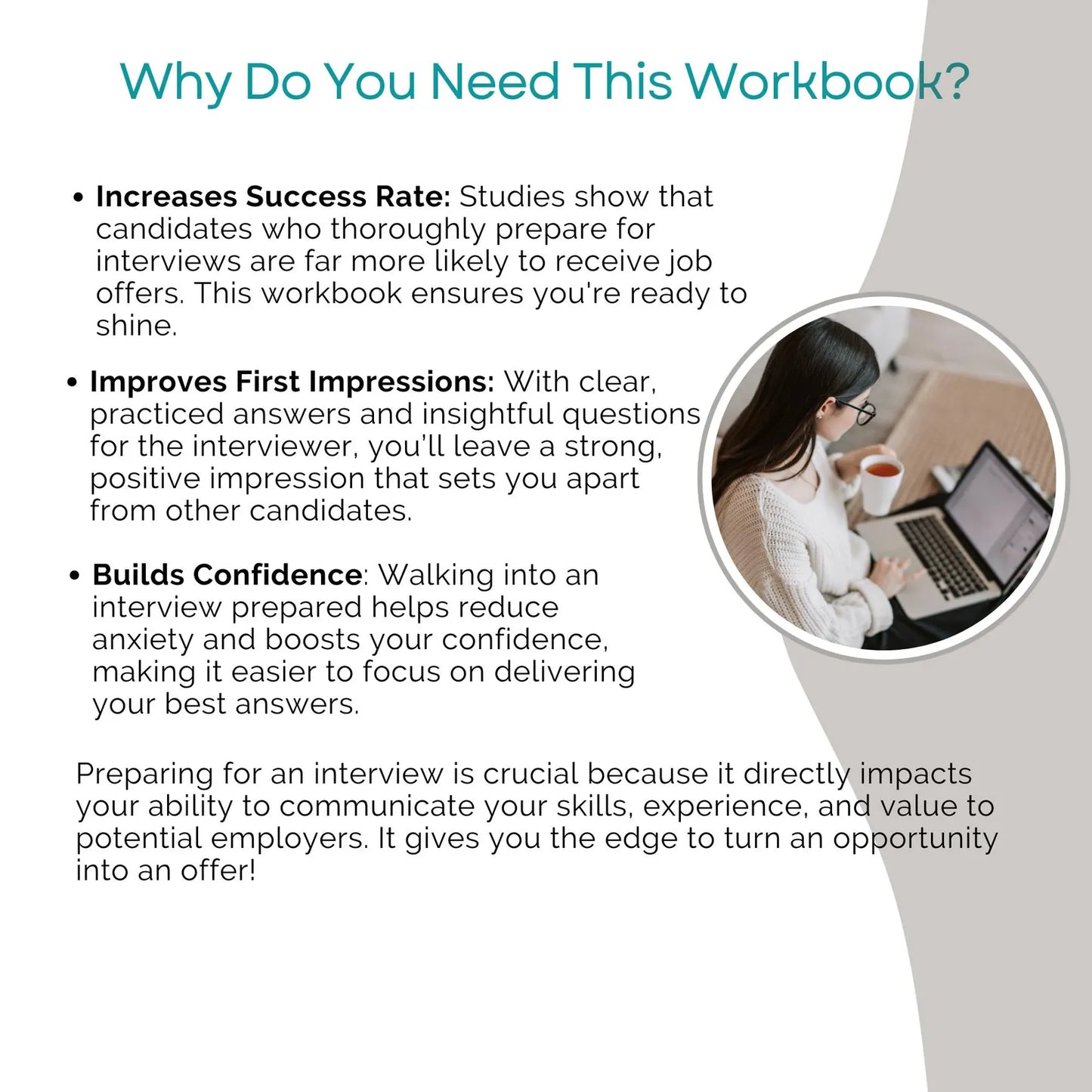 28 Most Common Easy & Hard Interview Questions- Workbook