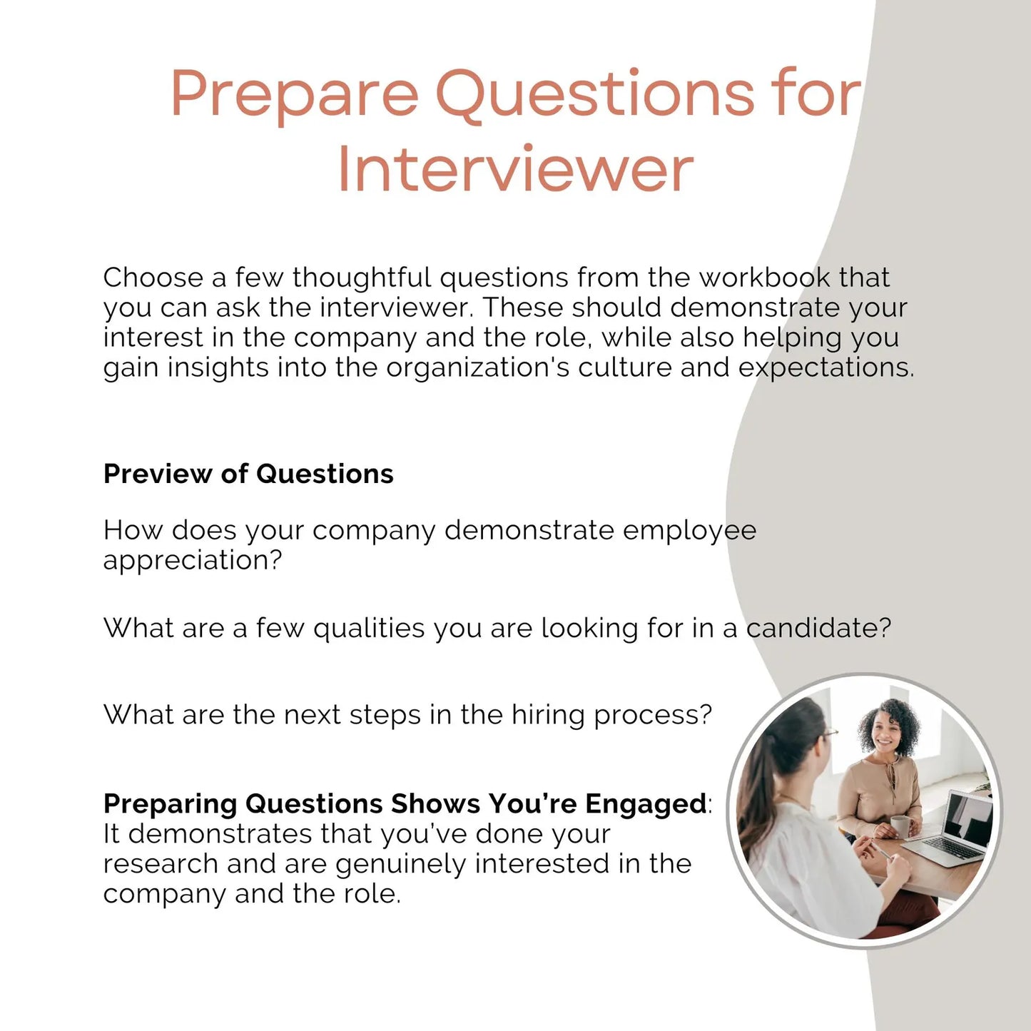 28 Most Common Easy & Hard Interview Questions- Workbook